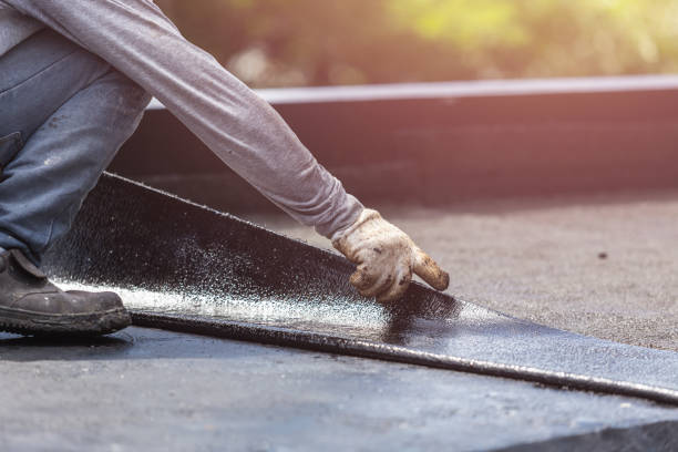 Professional Basement Waterproofing technician working in Chesterton, IN